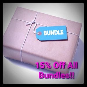 15% OFF ALL BUNDLES!!